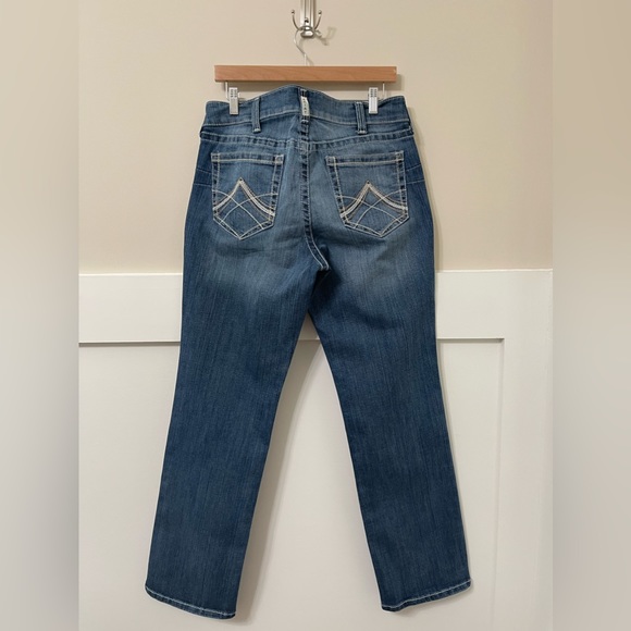 Ariat Medium Denim Wash Bootcut Denim Jeans Size 32-Regular - Picture 6 of 10